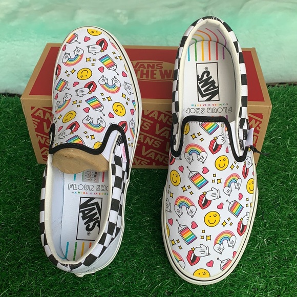 VANS CLASSIC SLIP ON FLOUR SHOP Iconschckrbrd men’ - Picture 7 of 16